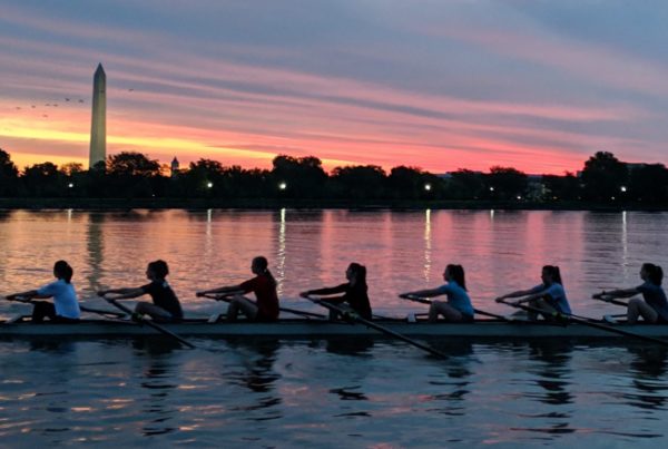Image of rowers on the water.