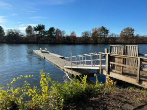 New dock at Columbia Island Marina