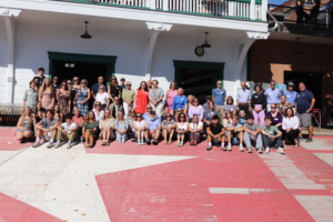 Group Photo of Women's Crew Alumnae at Potomac Boat Club