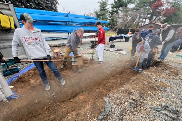 Scouts5 Scouts trenching at CIM